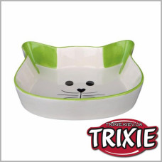 Trixie керамічна миска для котів у формі мордочки 0,25 л Ø12 см 24494