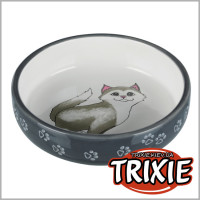 Trixie керамічна миска для котів коротконосих порід 0,3 л Ø15 см 24784
