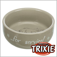 Trixie керамічна миска для котів Thanks for Service 0,3 л Ø11 см 24793