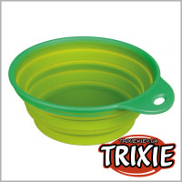 Trixie дорожня миска для собак і котів із термопластичної гуми 0,5 л 25017