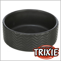 Trixie керамічна миска для собак чорна 0,4 л Ø13 см 25020