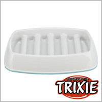 Trixie миска для повільного годування для котів сіра 0,25 л 21×14 см 25192