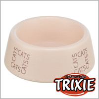 Trixie керамічна миска для котів Cats рожева 0,15 л Ø12 см 25223