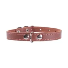 CoLLaR нашийник одинарний шкіряний коричневий 14 мм 27–35 см 00036