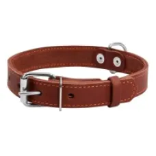 CoLLaR нашийник одинарний з прикрасами коричневий 25 мм 38–50 см 02236
