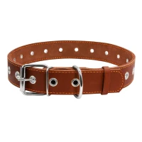 CoLLaR нашийник безрозмірний шкіряний коричневий 35 × 690 мм 02956