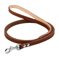 CoLLaR повідець одинарний непрошитий коричневий 12 мм 122 см 04496