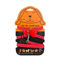 CoLLaR DOG Extreme шлея з повідцем для кроликів на планшеті червона 15 мм 30–45 см 06963
