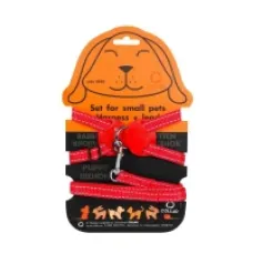 CoLLaR DOG Extreme шлея з повідцем для кроликів на планшеті червона 15 мм 30–45 см 06963