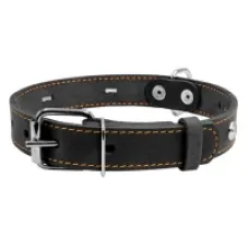 CoLLaR нашийник одинарний з прикрасами чорний 20 мм 32–40 см 01351