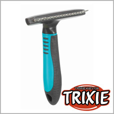Гребінець-граблі Trixie для короткошерстих собак з коротким обертовим зубом 10×15 см арт. 23792