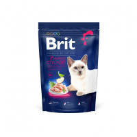 Brit Premium сухий корм для дорослих котів з куркою 300 г 171843