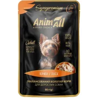 AnimAll вологий корм для собак з качкою 80 г 184396