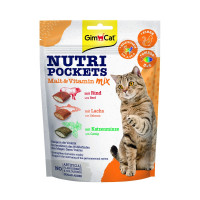 GimCat Nutri Pockets Мультивітамінний мікс ласощі для котів 150 г 400693