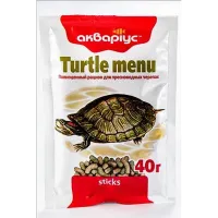 Акваріус Turtle Menu корм для черепах 40 г