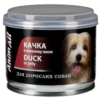 AnimAll 195 г вологий корм для собак качка в желе 173966