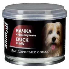 AnimAll 195 г вологий корм для собак качка в желе 173966