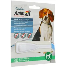 AnimAll краплі від бліх кліщів вошей для собак 10-20 кг 60883