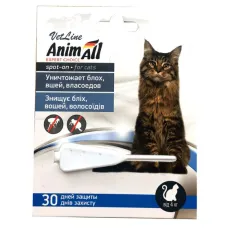AnimAll краплі від бліх вошей для котів 4-10 кг 113612