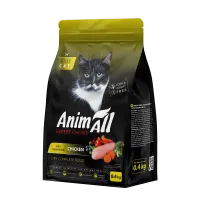 Корм AnimAll сухий для котів зі свіжою куркою 400 г арт.178596