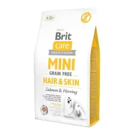 Brit Care 2 кг корм для собак дрібних порід з довгою шерстю з лососем та оселедцем 170782/520220