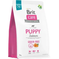 Brit Care 3 кг Dog Grain Free Puppy корм для цуценят з лососем 172194