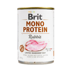 Корм Brit Care Monoprotein Rabbit вологий для собак з кроликом 400 г арт.100835/100061