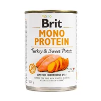 Корм Brit Care Monoprotein Turkey & Sweet Potato вологий для собак з індичкою та бататом 400 г арт.100056/529759