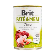 Корм Brit Care Paté & Meat Duck вологий для собак з качкою 400 г арт.100075/530304A