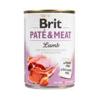 Корм Brit Care Paté & Meat Lamb вологий для собак з ягням паштет 400 г арт.100077/530441