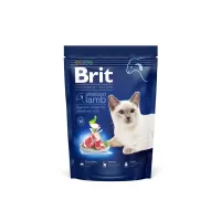 Brit Premium 800 г сухий корм для стерилізованих котів з ягням 171855