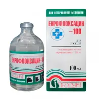 Енрофлоксацин-100 ПРОДУКТ антибактеріальний розчин для ін'єкцій 100 мл