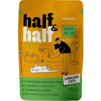 Half&Half 100 г вологий корм для кошенят з індичкою в желе 20864