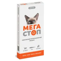 Краплі на холку ProVET Мега Стоп для котів до 4 кг