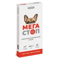 Краплі на холку ProVET Мега Стоп для собак 4–10 кг
