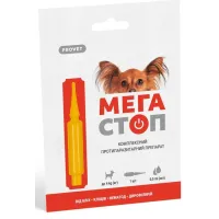 Краплі на холку ProVET Мега Стоп для собак до 4 кг