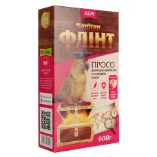 Корм для папуг Лорі Флінт Просо для середніх і хвилястих папуг 600 г