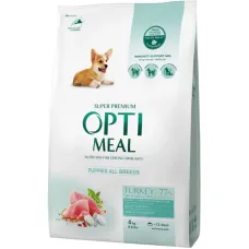 OPTI MEAL 4 кг сухий корм для цуценят з індичкою