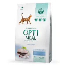 OPTI MEAL 4 кг сухий корм для дорослих котів з куркою