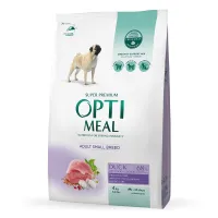 OPTI MEAL 4 кг сухий корм для дорослих собак малих порід з качкою