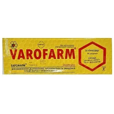 Смужки від кліща вароа для бджіл Варофарм Varofarm 10 шт флюметрин