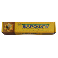 Смужки від кліща вароа для бджіл Варофлу 10 шт флюметрин