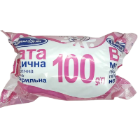 Вата медична гігроскопічна нестерильна 100 г