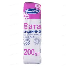 Вата медична нестерильна зигзаг 200 г